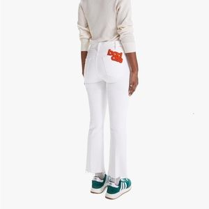 MOTHER Hustler Ankle Fray Jeans